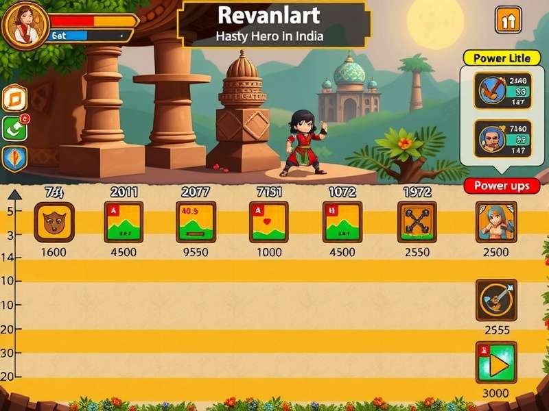 Chart showing Hasty Hero Journey download growth in India over time